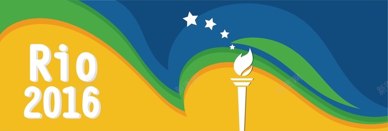 巴西里约奥运会矢量图ai设计背景_新图网 https://ixintu.com 2016奥运会 奥运会 巴西 巴西里约奥运会 海报banner 矢量图