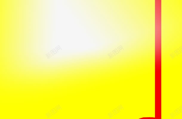 黄色背景下的红色图形png免抠素材_新图网 https://ixintu.com 图形 红色 背景 黄色