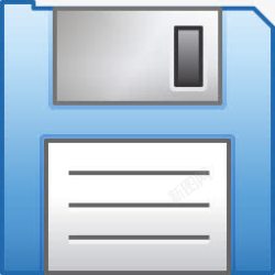 软盘存储保存文件图标高清图片