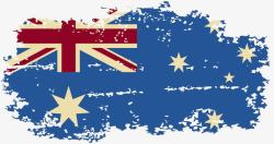 澳洲国家分界线创意澳洲国旗高清图片