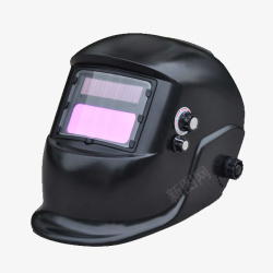 黑色面罩黑色自动光焊接防护面罩高清图片