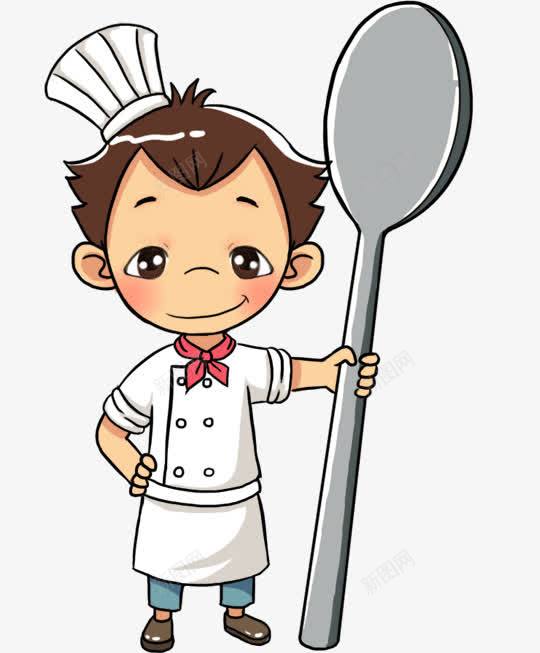 卡通厨师png免抠素材_新图网 https://ixintu.com 卡通 厨子 厨师