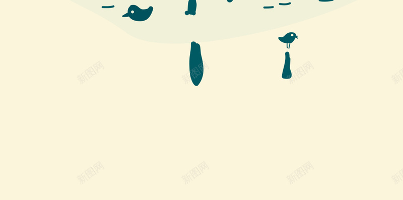 卡通马和鸟插画矢量ai设计背景_新图网 https://ixintu.com 卡通 媒介动物 插画 白色 矢量素材 马 马和鸟 鸟 矢量图