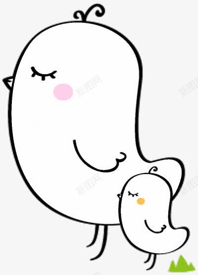 两只小鸡png免抠素材_新图网 https://ixintu.com 动物 卡通 可爱 小鸡 装饰元素
