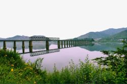 丹东绿江景点鸭绿江大桥摄影高清图片