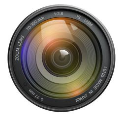 瑙嗛相机镜头高清图片