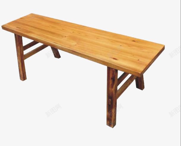 长条原木色板凳png免抠素材_新图网 https://ixintu.com 产品实物 凳子 实木板凳 板凳 长条板凳