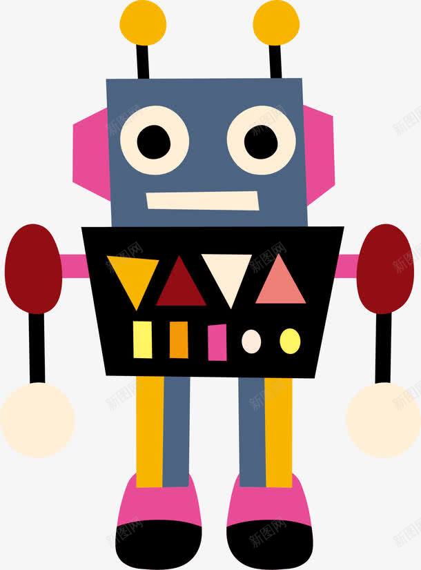 卡通机器人png免抠素材_新图网 https://ixintu.com 卡通手绘 机器人 科学技术 高科技