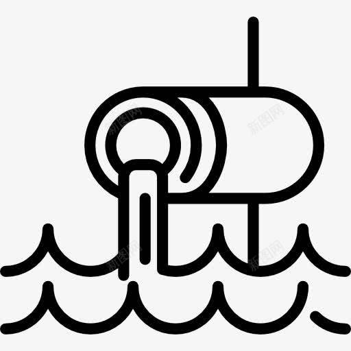 排污口图标png_新图网 https://ixintu.com 保持 水厂 液体的污染