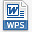WPS文件文件扩展名wps图标高清图片