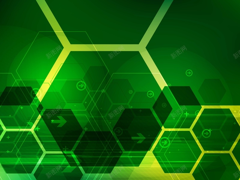 绿色六边形环保海报背景模板矢量图ai设计背景_新图网 https://ixintu.com AI 六角形科技 六边形 几何 创意 海报 渐变 环保 矢量 矢量图 科技 绿色