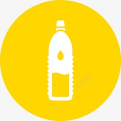 食物饮料水瓶图标高清图片