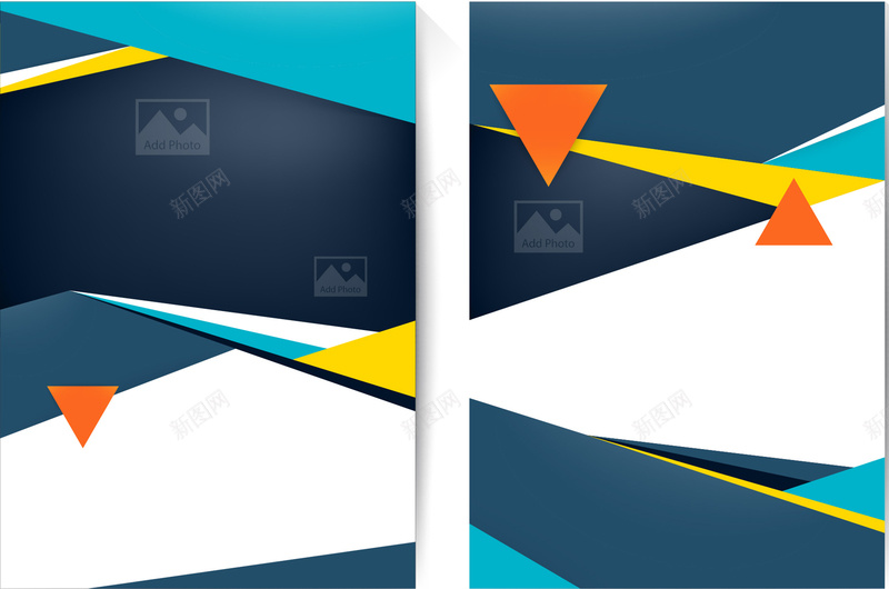 几何蓝色三角宣传背景矢量图背景图片 素材0ijavppja 新图网