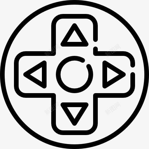 GamepadButtons图标png_新图网 https://ixintu.com 彩色游戏机 技术 方向 游戏控制器 游戏机 游戏玩家