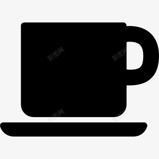 茶杯里的形状图标png_新图网 https://ixintu.com 咖啡 填充 容器的轮廓 杯 茶 食品 饮料