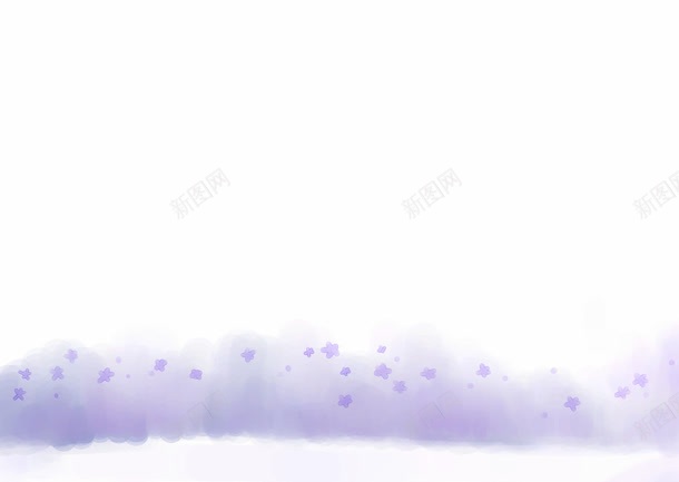 紫色梦幻手彩风景png免抠素材_新图网 https://ixintu.com 梦幻 紫色 风景