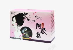 阿胶保健品展板阿胶糕高清图片