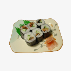 6只6只鳗鱼寿司食品餐饮高清图片