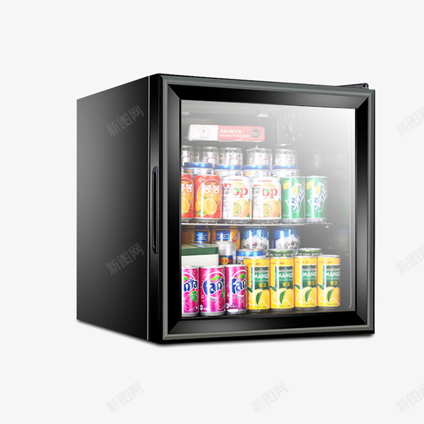 小型黑色冰箱png免抠素材_新图网 https://ixintu.com 冰箱 单开门冰箱 小冰箱 小电器 电冰箱 电器