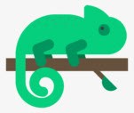 平面蜥蜴变色龙png免抠素材_新图网 https://ixintu.com 动物 变色龙 平面设计 蜥蜴