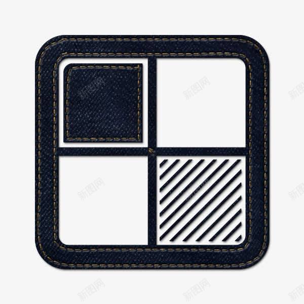 牛仔琼社会美味标志广场蓝色牛仔图标png_新图网 https://ixintu.com delicious denim jean logo social square 广场 标志 牛仔 琼 社会 美味