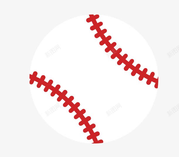 棒球png免抠素材_新图网 https://ixintu.com 圆形棒球 棒球 球类 矢量素材 运动