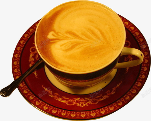 红色咖啡杯png免抠素材_新图网 https://ixintu.com 咖啡杯 红色 餐饮