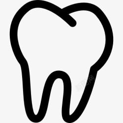 牙医包齿廓图标高清图片