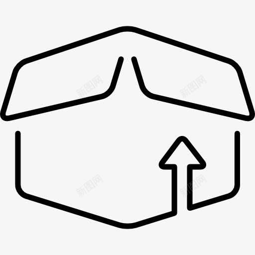 包装盒薄的轮廓图标png免抠素材_新图网 https://ixintu.com 包装 外形 工具和器具 工具盒 概述 物流