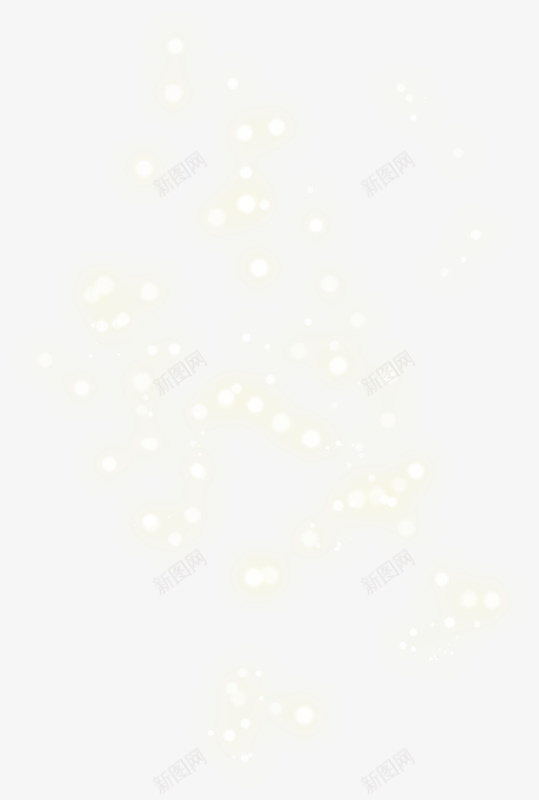 白色点点png免抠素材_新图网 https://ixintu.com 手绘 漂浮 点点 白色