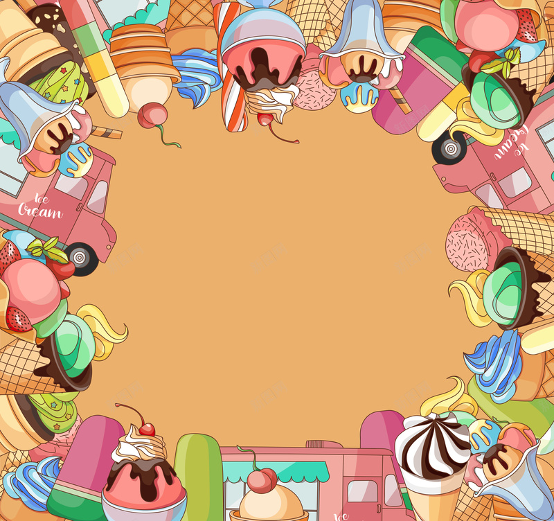 彩色冰淇淋矢量图ai设计背景_新图网 https://ixintu.com 冰淇淋 冷饮 卡通 彩色 彩色冰淇淋 手绘 玻璃杯 生活彩色 童趣 美食 雪糕 餐饮 矢量图