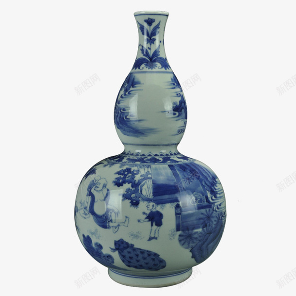 葫芦瓶子png免抠素材_新图网 https://ixintu.com 中国风 瓶子 瓷器 装饰品 陶瓷 青花瓷