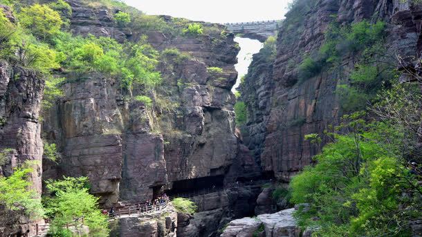 河南红石峡景区五png免抠素材_新图网 https://ixintu.com 名胜古迹 旅游风景 著名建筑