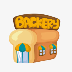 Backery美味点心烘培店矢量图高清图片