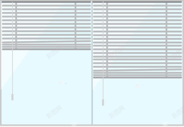 百叶窗png免抠素材_新图网 https://ixintu.com 扁平化 百叶窗 百叶窗图案 窗户