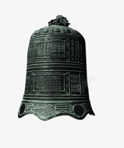 免抠的石钟素材PNG格式古老的石钟高清图片