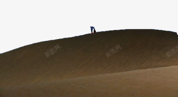 甘肃鸣沙山风景2矢量图背景