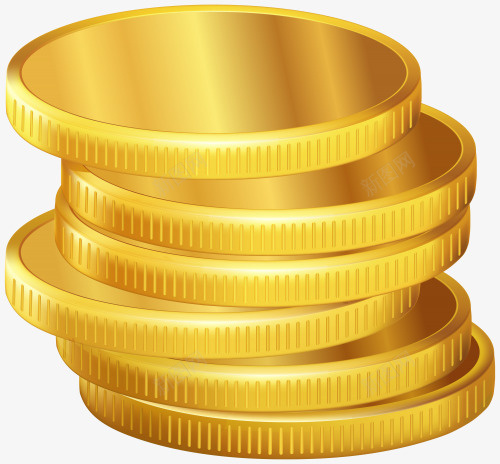 叠着金币png免抠素材_新图网 https://ixintu.com 叠着 货币 金属 金币 金色 金融 黄色