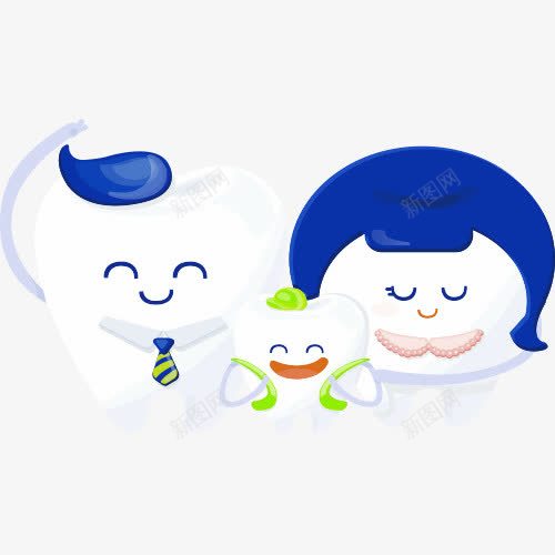可爱牙齿png免抠素材_新图网 https://ixintu.com 牙医医生 牙痛 牙齿治疗 牙齿疼痛 生病病痛