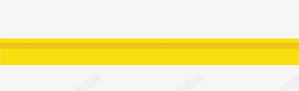 黄色边框png免抠素材_新图网 https://ixintu.com 分割 底边 装饰 边框 黄色