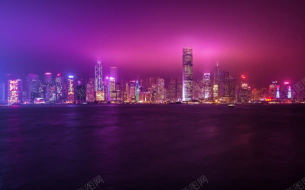 城市夜景背景