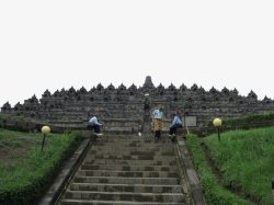 婆罗浮屠印度尼西亚旅游景区高清图片