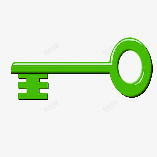 绿色钥匙png免抠素材_新图网 https://ixintu.com 绿色 钥匙免抠素材 钥匙素材
