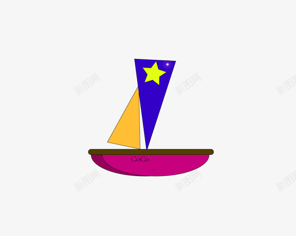 一个可爱的小姑娘可可画了一条属于她的小船矢量图ai免抠素材_新图网 https://ixintu.com 可爱 小船 纯真 自由 矢量图