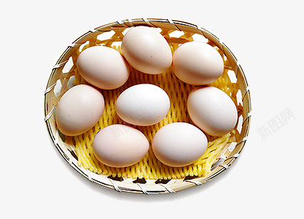 一篮鸡蛋png免抠素材_新图网 https://ixintu.com 篮筐 食物 鸡蛋