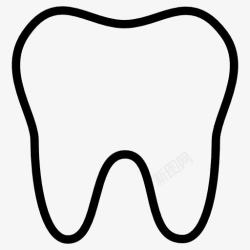 医疗及牙医大牙齿图标高清图片