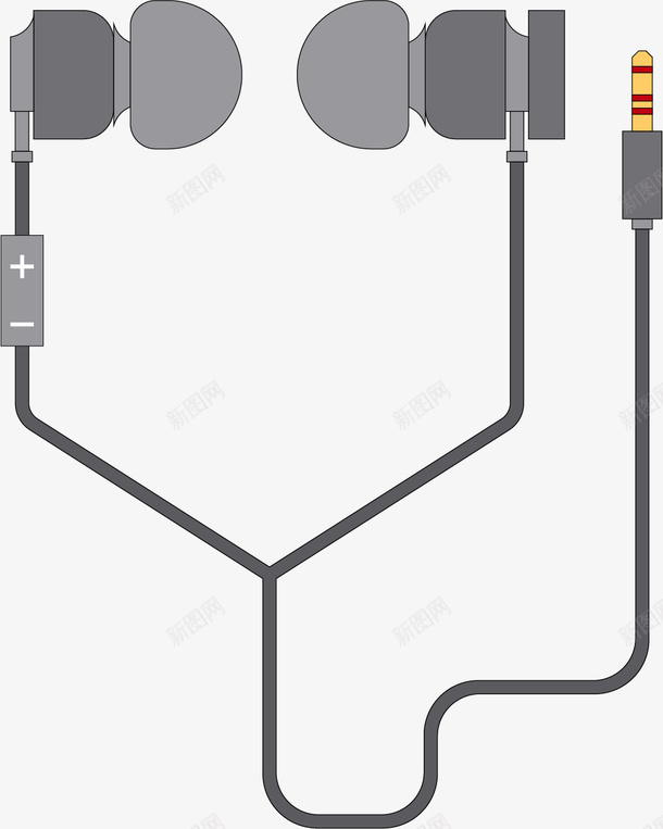 插线耳机矢量图图标ai_新图网 https://ixintu.com 插线耳机 标志 耳机 耳机LOGO 耳机标志 耳机符号 矢量图