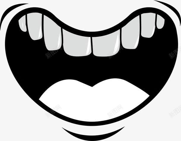 创意白色嘴巴png免抠素材_新图网 https://ixintu.com 创意嘴巴 张嘴 牙医 牙齿检查 白色嘴巴 白色牙齿
