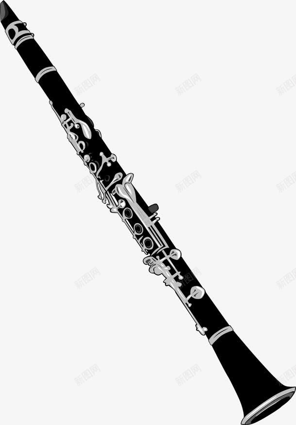 单簧管竖笛png免抠素材_新图网 https://ixintu.com 乐器 竖笛