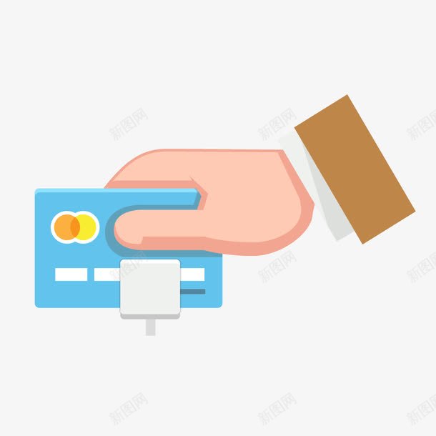 刷卡支付元素png免抠素材_新图网 https://ixintu.com 付钱 刷卡 手 还款